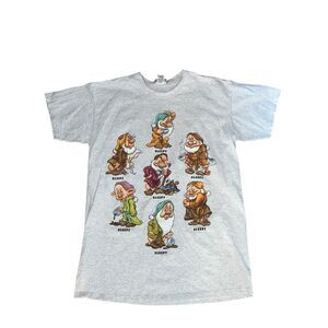 Disney World vintage one size sleep shirt seven dwarfs Snow White T Shirt Adult